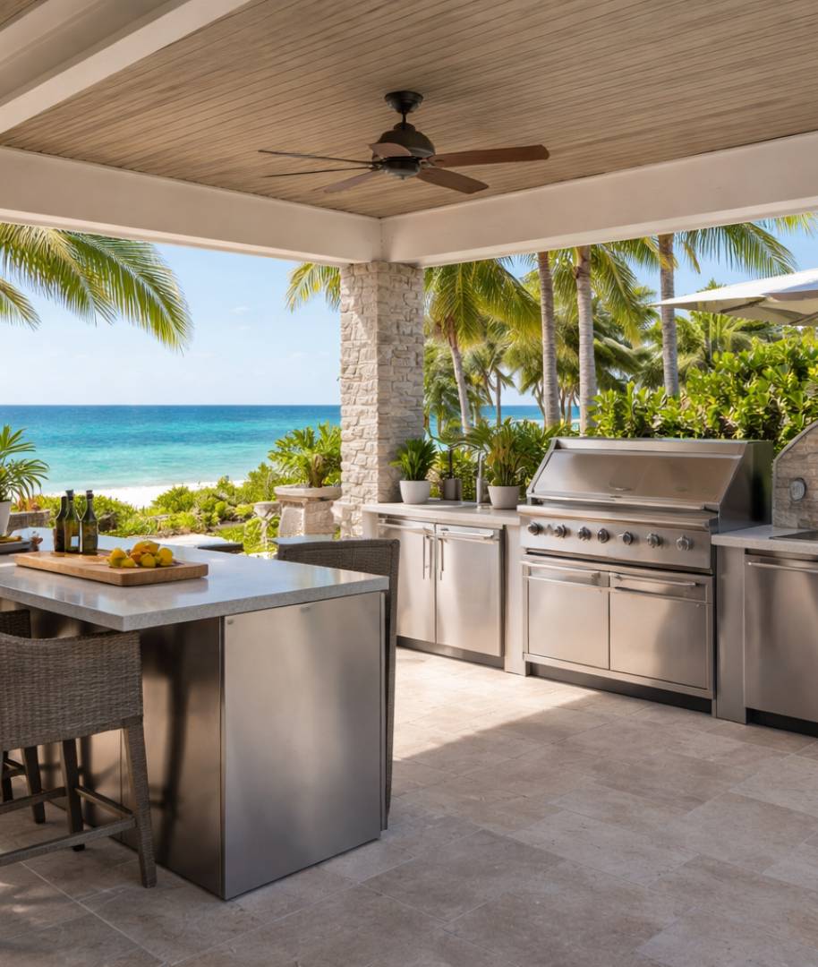 Cuisine d'été bord de mer
